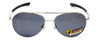Body Glove Polarized Designer Sunglasses Oahu in Silver