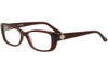 Harley Davidson Designer Reading Glasses HD521-RD1 in Red 53mm :: Custom Left & Right Lens
