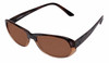 Profile View of Laura Biagiotti 85399 Brown Designer Sunglasses (LB85399-Brown)