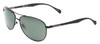 Hugo Boss Polarized Pilot Sunglasses B0824-0YZ2 in Black with Green Lens