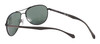 Hugo Boss Polarized Pilot Sunglasses B0824-0YZ2 in Black with Green Lens