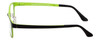 Calabria Viv 2001 Designer Eyeglasses in Black Green :: Rx Single Vision