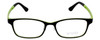 Calabria Viv 2001 Designer Eyeglasses in Black Green :: Custom Left & Right Lens