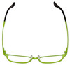 Calabria Viv 2001 Designer Eyeglasses in Black Green :: Custom Left & Right Lens