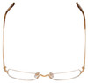 Fendi Designer Eyeglasses F612R-757 in Gold 54mm :: Rx Bi-Focal