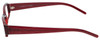 Fendi Designer Reading Glasses F664-618 in Deep Red 51mm