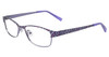 Converse Designer Eyeglasses K014-PURP in Purple 47mm :: Rx Single Vision
