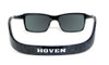 Hoven Eyewear MONIX in Black with Turtle Gloss Grey & Sky Blue Polarized