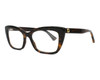 Gucci Prescription Eyeglasses GG0165O-002-51 mm Gloss Havana Custom Left&Right Lens