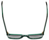Gucci Sunglasses Green Crystal/Non-Polarized Brown Gradient Lens GG0034S-007