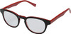 EyeBobs Take A Stand Designer Reading Eye Glasses in Black/Crystal Red 2600-01