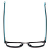 EyeBobs Wedge Designer Reading Eye Glasses in Glossy Black/Baby Blue 160-00 52mm