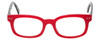 EyeBobs Losing It Designer Reading Eye Glasses in Red/Marble Zebra Print 48mm