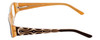 Calabria Designer Eyeglasses 815 Brown Blue Light Filter + A/R Lenses