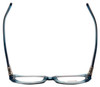 Calabria 840 Dazzles Crystals Eyeglasses in Blue w/ Blue Light Filter + A/R Lens