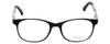 Enhance Kids Prescription Eyeglasses EN4132 46 mm Glossy Matte Black/Crystal Rx