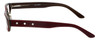 Calabria Designer Reading Glasses 820 in Red with Blue Light Filter + A/R Lenses