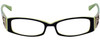Front View of Calabria Designer Eyeglasses 814 Indigo w/ Blue Light Filter + A/R Lenses