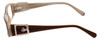 Calabria Designer Eyeglasses 814 Nutmeg w/ Blue Light Filter + A/R Lenses