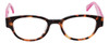 EyeBobs Rita Book Designer Reading Eye Glasses 2258-45 Tortoise Havana Pink 47mm