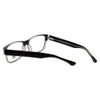 Big and Wide Designer Reading Glasses BW1 Matte Black Crystal 60mm :: Rx Single Vision