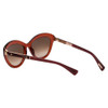 Lanvin Sunglasses Crystal Rose Amber/Smoke Red Brown Gradient SLN672M-01F3-54mm