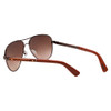 Lanvin Designer Sunglass Copper Bronze Snake Skin Brown Gradient SLN037V-448X-59