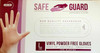 100 Count Box Safety Guard Gloves Vinyl Powder&Latex Free Food Safe Size (Large)