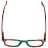 Calabria Designer Blue Light Block Reading Glasses Green/Purple/Red in 10 Powers