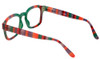 Calabria Designer Blue Light Block Reading Glasses Green/Purple/Red in 10 Powers