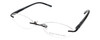Jones NY J133 Designer Rimless Metal Reading Glasses 48mm 80 Color&Power Options