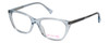 Vivid Designer Reading Eyeglasses 886 in Shiny Light Blue 53 mm Rx SV