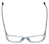 Vivid Designer Reading Eyeglasses 886 in Shiny Light Blue 53 mm Rx SV