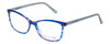 Vivid Designer Reading Eyeglasses 893 Marble Blue/Purple 52 mm Custom Lens