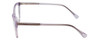 Side View of Vivid Designer Reading Eyeglasses 886 in Purple/Blue Light Filter + A/R Lenses