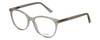 Profile View of Vivid Designer Reading Eyeglasses 75 in Clear/Blue Light Filter + A/R Lenses