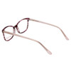 Close up View of Vivid Designer Reading Eyeglasses 893 Marble Wine/Blue Light Filter + A/R Lenses