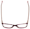 Top View of Vivid Designer Reading Eyeglasses 893 Marble Wine/Blue Light Filter + A/R Lenses