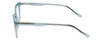 Side View of Vivid Designer Reading Eyeglasses 912 Crystal 51 mm Blue Light Filter+A/R Lenses
