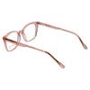 Close up View of Vivid Designer Reading Eyeglasses 912 Crystal Pink/Blue Light Filter+A/R Lenses