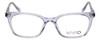 Profile View of Vivid Designer Reading Eyeglasses 912 Crystal/Blue Light Filter + A/R Lenses