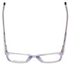 Top View of Vivid Designer Reading Eyeglasses 912 Crystal/Blue Light Filter + A/R Lenses