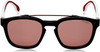 Carrera Designer Sunglasses in Black White Red Frames/Red Lens-1011/S/0807/4S