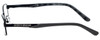 Side View of Body Glove Eyeglasses BB117-BLK in Black KIDS SIZE with Blue Light Filter + A/R