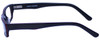 Side View of Body Glove Eyeglasses BB113 Black Red KIDS SIZE 48 mm with Blue Light Filter+A/R