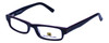 Profile View of Body Glove Eyeglasses BB113 Black Red KIDS SIZE 48 mm with Blue Light Filter+A/R
