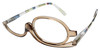 Calabria Make-Up II Reading Glasses Left & Right eye Rotating Lens w/ Carry Case