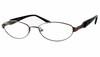 Profile View of Valerie Spencer Designer Blue Light Blocking Reading Glasses 9234 in Slate 52mm
