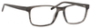 Esquire EQ1566 Mens Blue Light Blocking Filter+A/R Lenses Eyeglasses Grey 57 mm