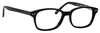 Ernest Hemingway H4602 Unisex Oval Frame Eyeglasses in Black 50 mm Custom Lens